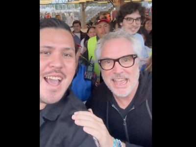 Alfonso Cuarón es swiftie: lo captan entre el público de Taylor Swift en el Foro Sol (Video)