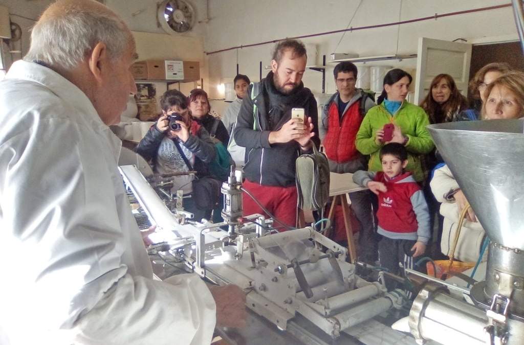 Bombones de manzana en Alto Valle. Fuente: (Twitter).