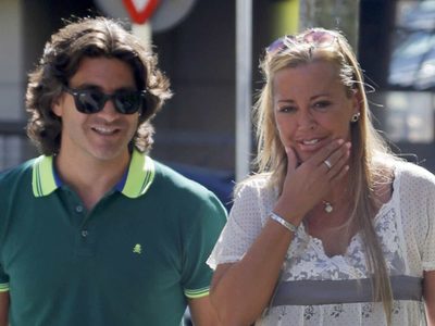 Después del triunfo de Belén Esteban: Toño Sanchís reaparece con su esposa