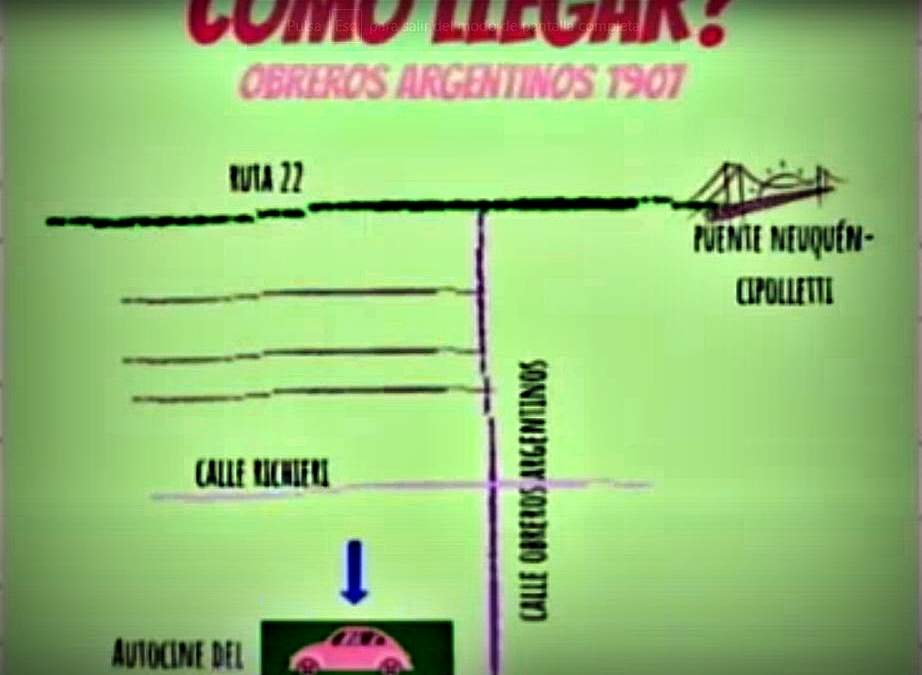 Autocine Del Limay. Fuente: (Telefé)