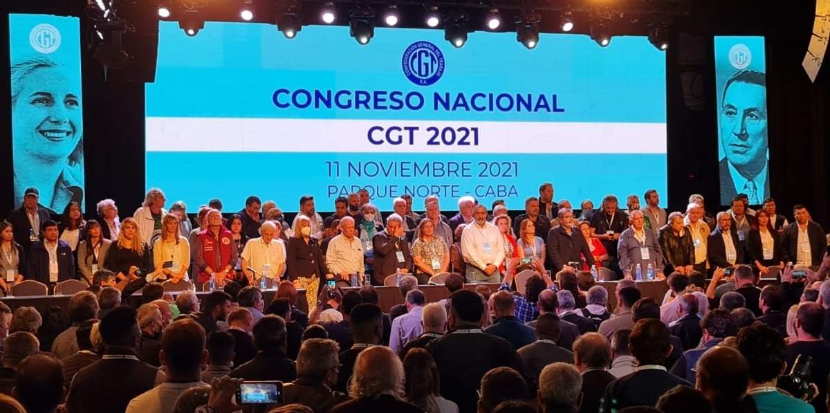 El congreso nacional de la CGT. Fuente: (Twitter)