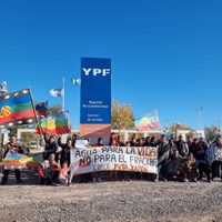 La Confederación Mapuche ocupó la gerencia de YPF en Añelo