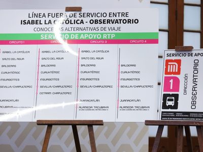 Ya hay fecha para el cierre del tramo de Balderas-Observatorio de la Línea 1 del Metro