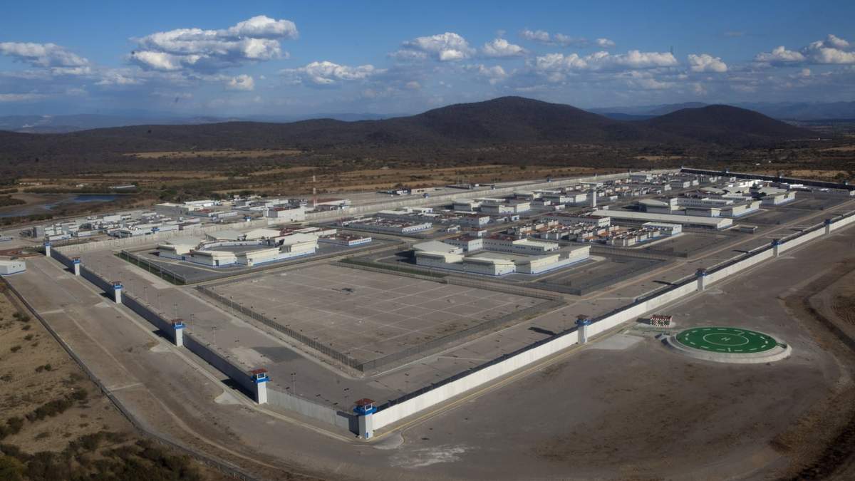 Imagen aérea del Centro Federal de Readaptación Social (Cefereso) femenil en Coatlán, Morelos