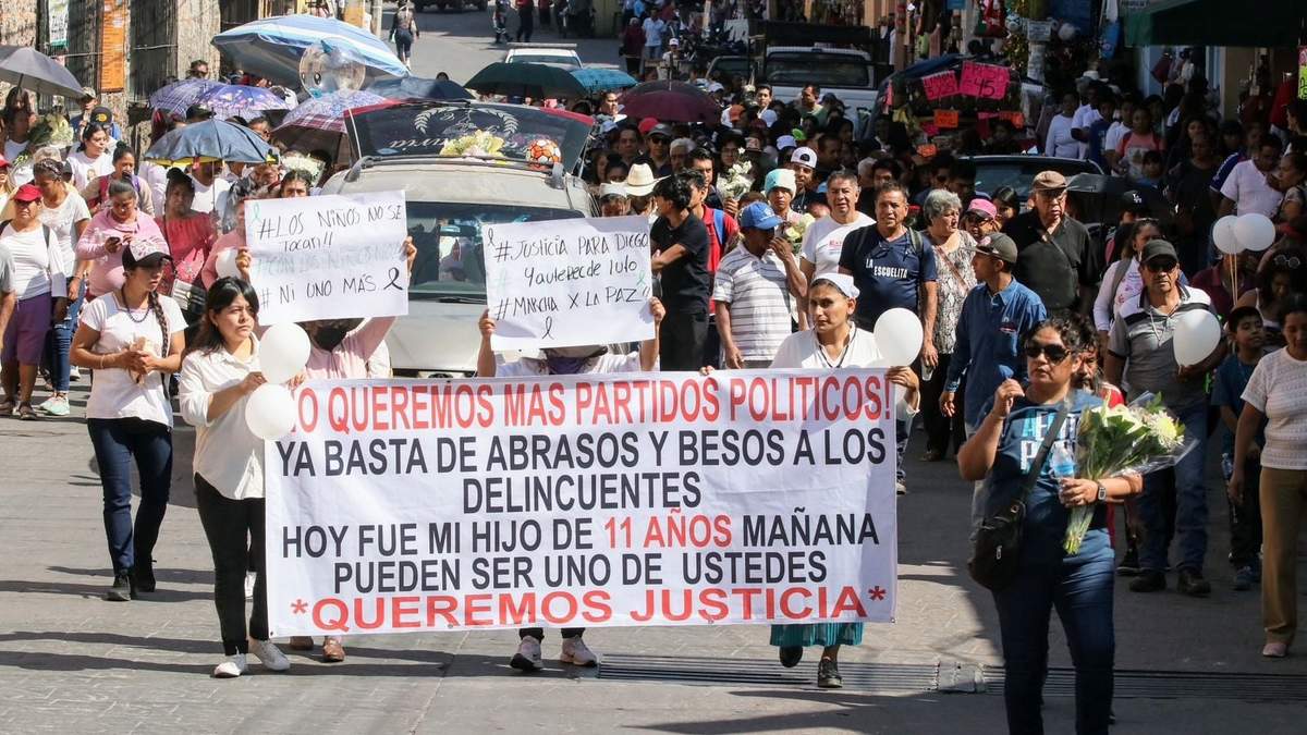 Exigen justicia por asesinato del niño Diego