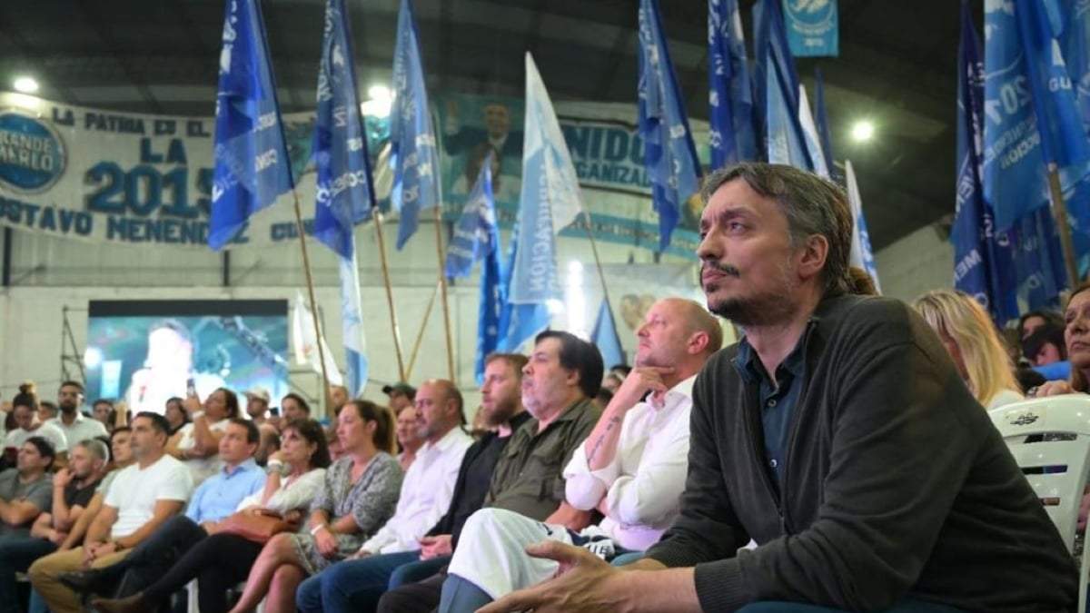 Máximo Kirchner durante la jura de nuevas autoridades. Fuente: (Twitter)