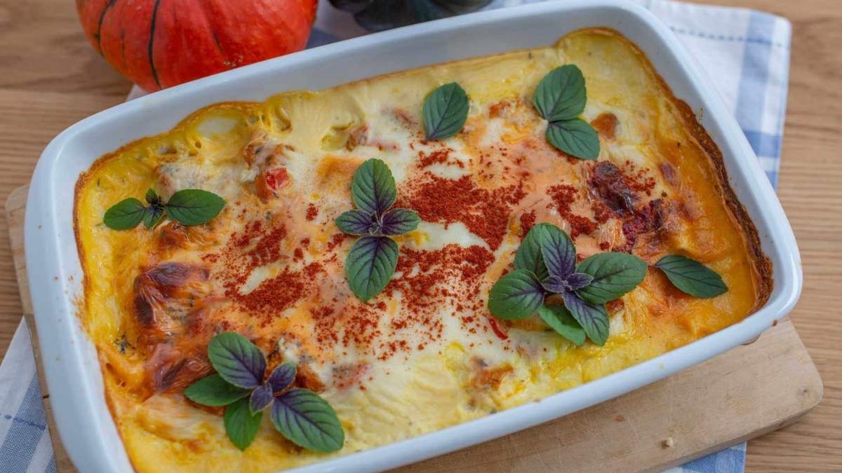 Lasagna de calabaza y espinaca. Fuente: (Instagram)