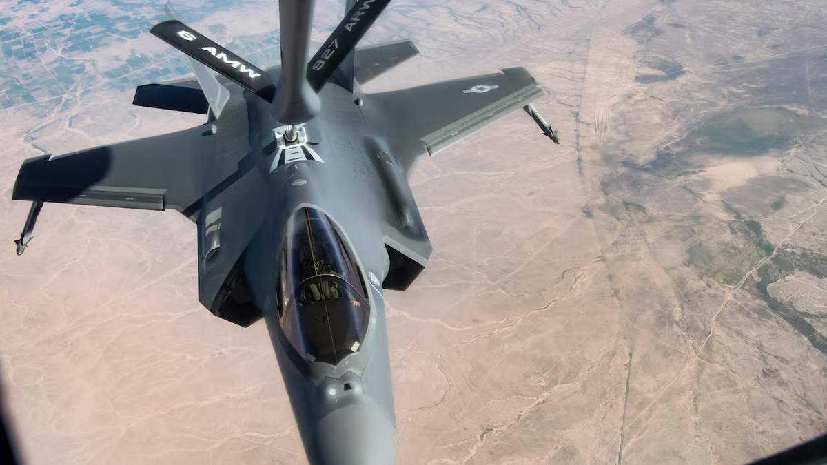 Un caza F35