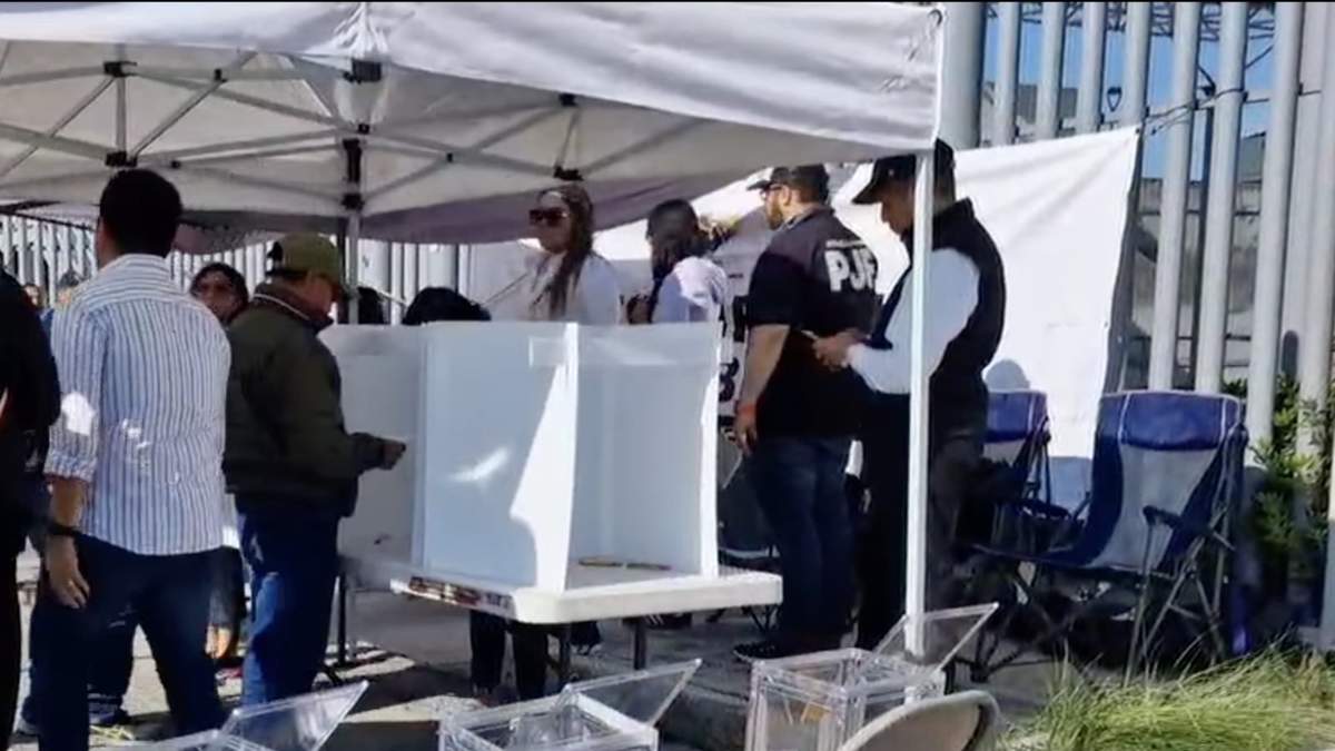 Votación de trabajadores del PJF en Puebla