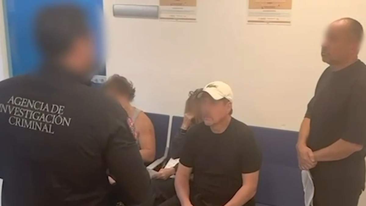 Momento de la detención de "Lord Pádel"