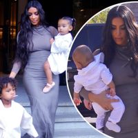 Las nuevas fotos de Kim Kardashian con sus hijos y... ¡sin Kanye West!