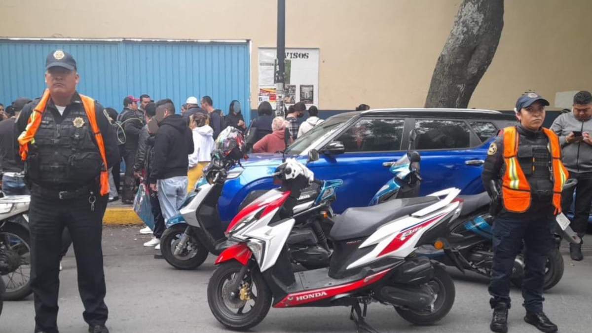 Operativo en la secundaria “Ana María Berlanga”