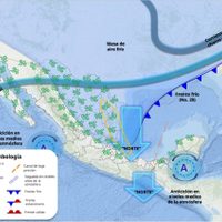Frente frío 31 y su masa de aire frío provocarán lluvias fuertes el miércoles en estas entidades