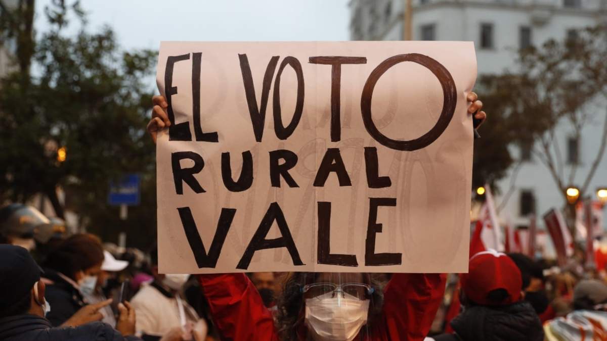 Protestas sociales en Lima, Perú. Fuente: (Twitter)