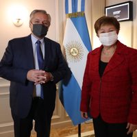 Fernández se reunió con Georgieva: “Entendió la situación de la Argentina”