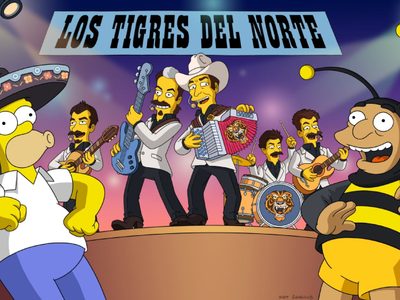 Los Tigres del Norte llegan a Los Simpson con un corrido inédito