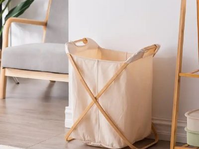 Necesitás pedazos de madera: así podés crear este canasto para la ropa sucia y colocarlo junto al lavarropas