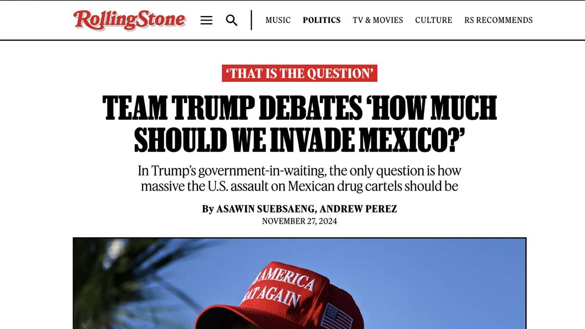 El reportaje de Rolling Stone