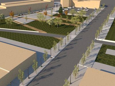 Así quedará finalizada la obra de extensión de calle Uriburu en Zapala