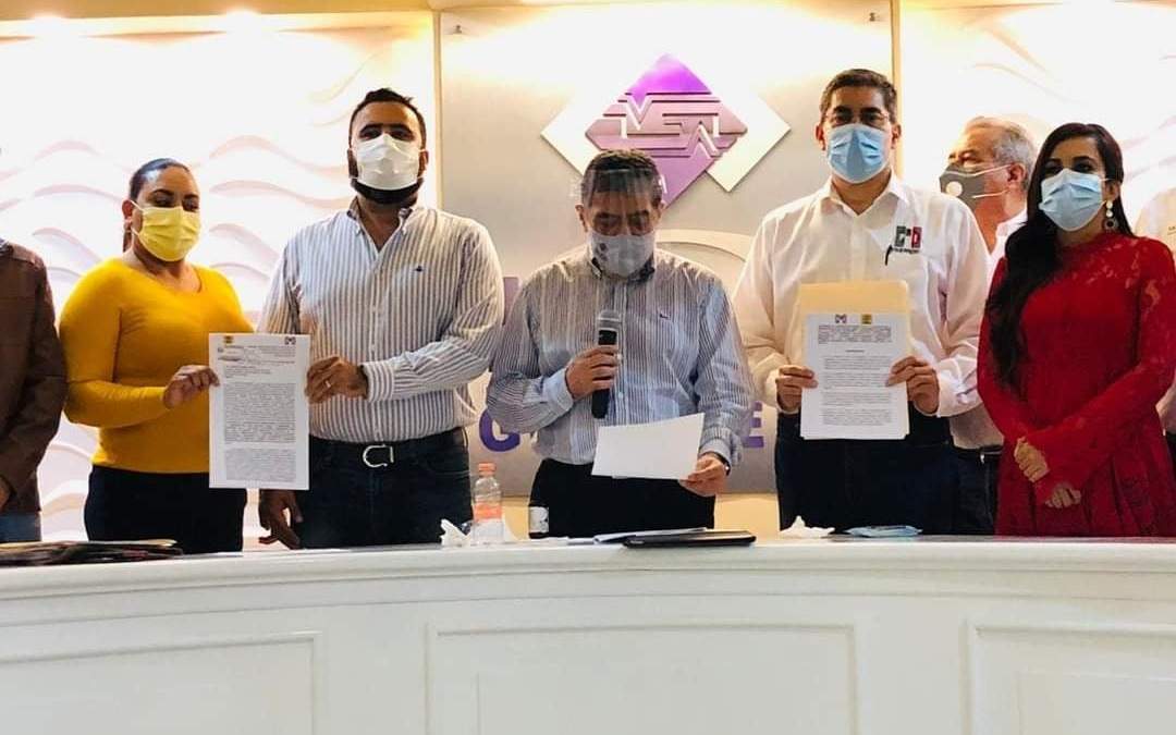 PRD y PRI presentaron ante el Instituto Electoral y Participación Ciudadana de Guerrero la solicitud de registro del convenio de candidatura común