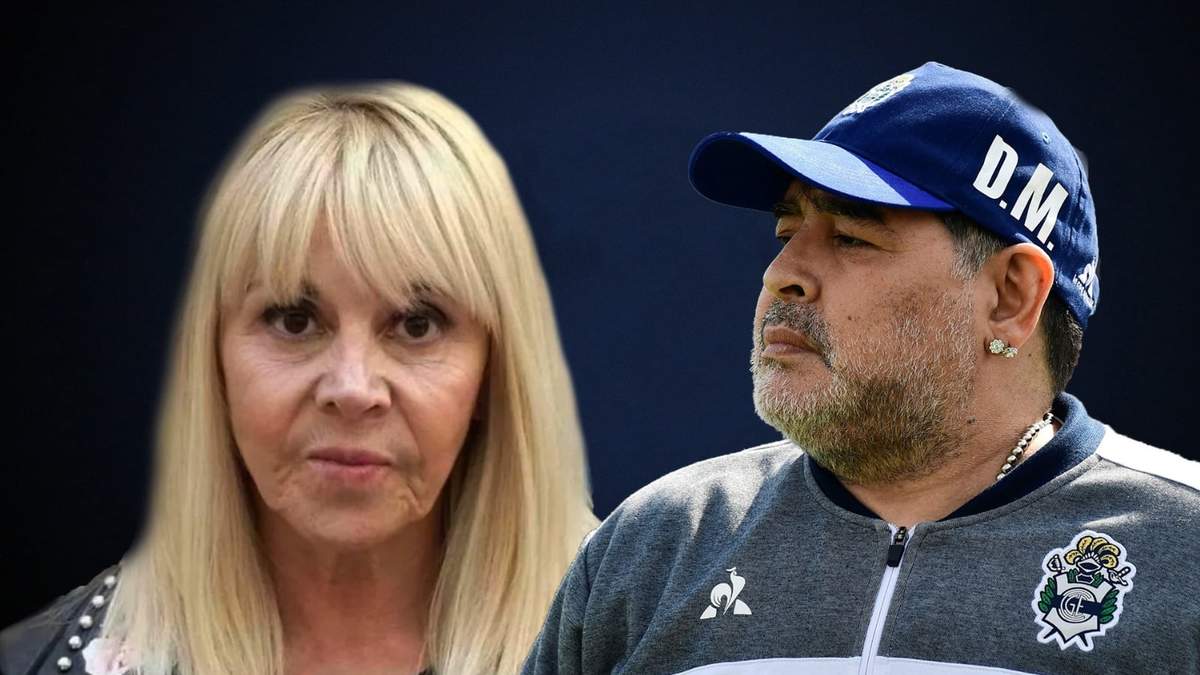 Diego Maradona y Claudia Villafañe. Fuente: (Minuto Neuquén)
