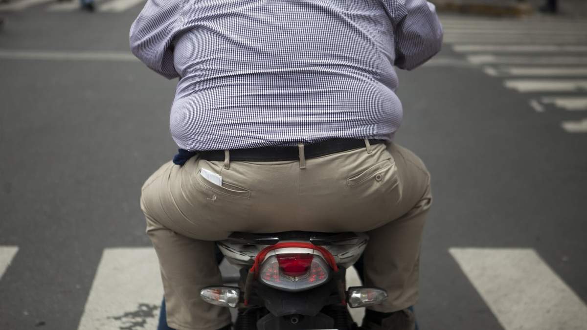 Un hombre con obesidad en la CDMX
