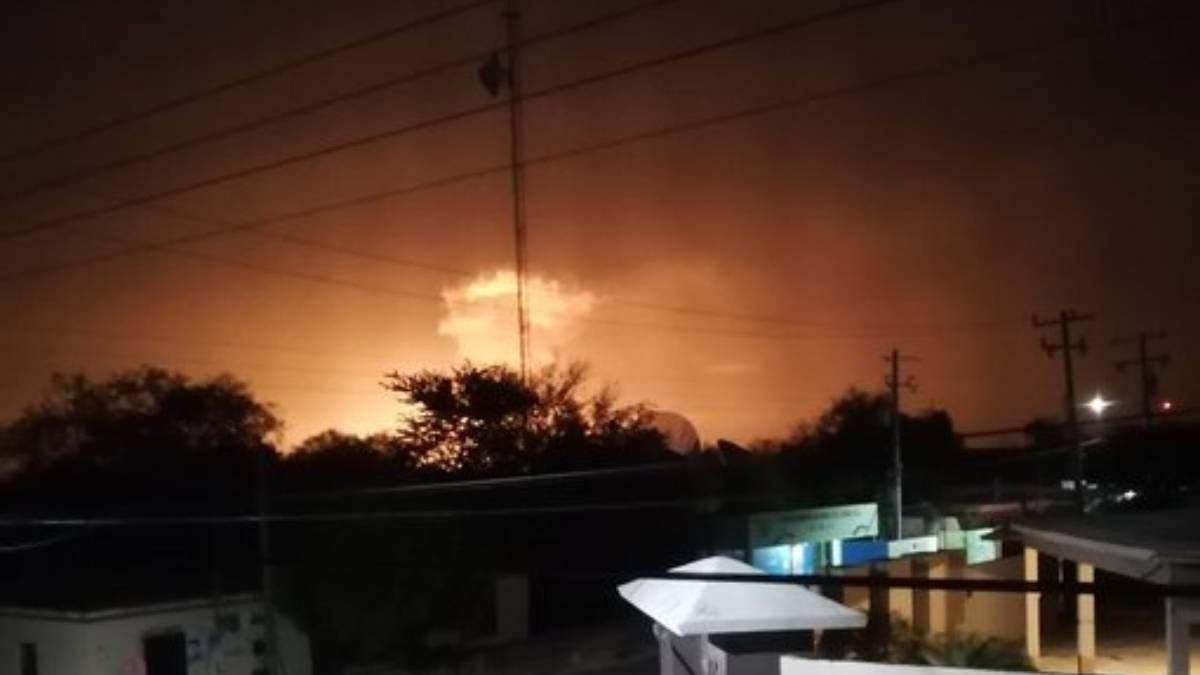 La explosión se registró en China, Nuevo León.