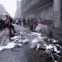 Segob y SEP reprueban los “actos vandálicos” de la CNTE en edificio del SNTE (Video)