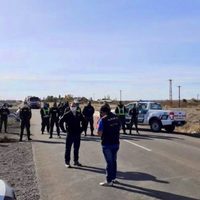 Mineros de Andacollo cortan la ruta 22 en Arroyito