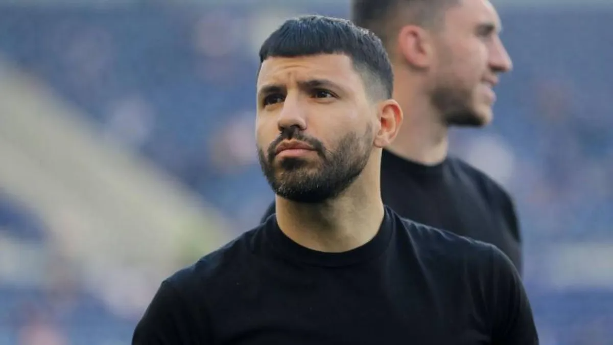 Kun Aguero. Fuente: (Instagram)