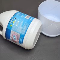 No tires los bidones de cloro y hacé estos hermosos canastos para tu baño