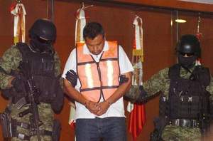 Presentación de Alfredo Alemán Narváez, el "Comandante Alemán", de los Zetas, en 2011