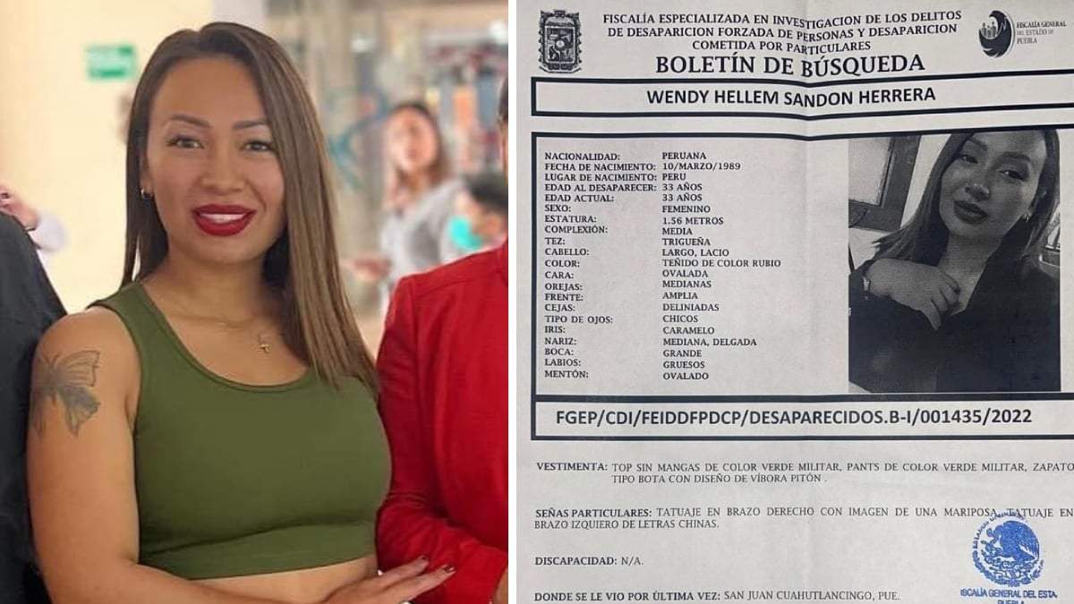 Wendy Hellem Sandon, peruana de 33 años de edad