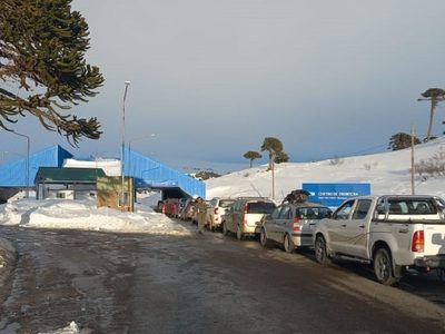 Por el momento, permanece abierto el Paso Pino Hachado