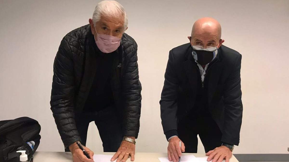 Guillermo Pereyra junto a José Llugdar. Fuente: (Twitter)