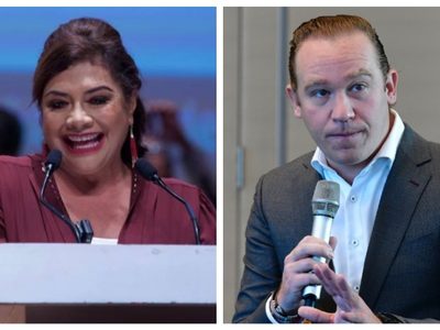 Clara Brugada, 23 puntos arriba de Santiago Taboada en encuesta de Citibanamex