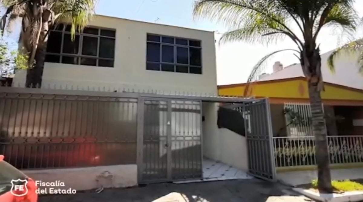La vivienda cateada en la colonia Monumental de Guadalajara