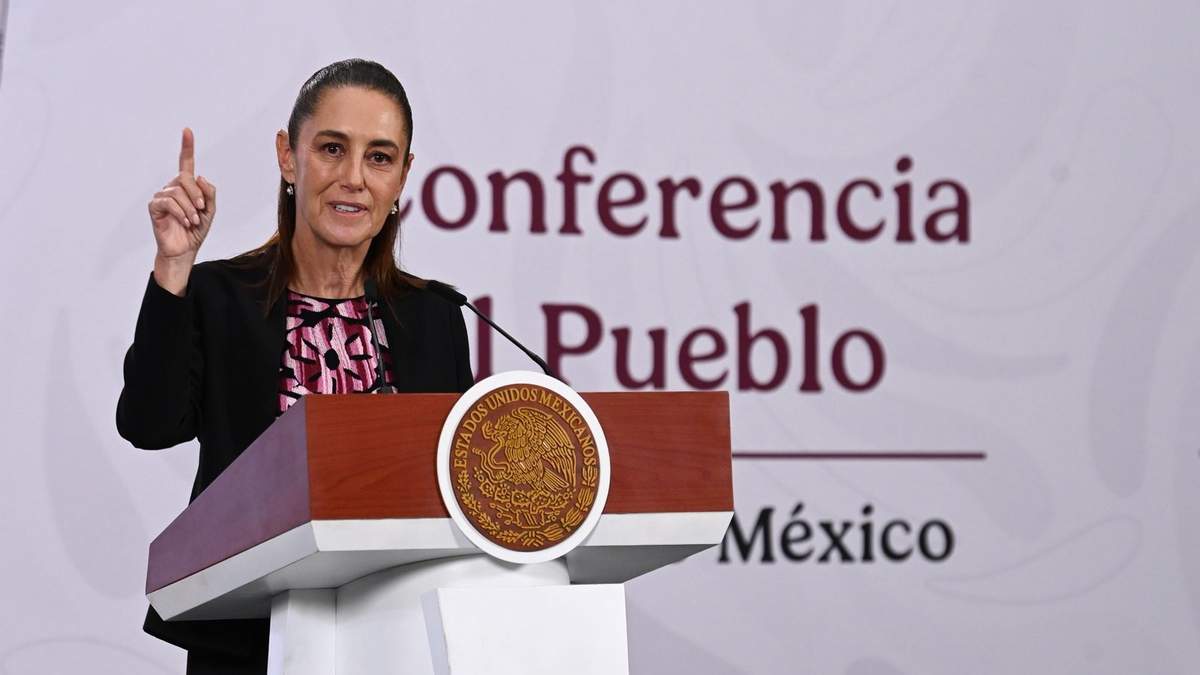 La presidenta Claudia Sheinbaum