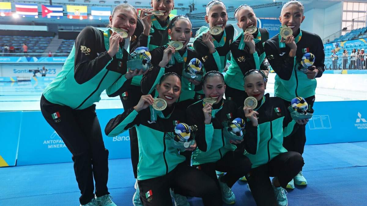 México ganó la medalla de oro en natación artística por equipos