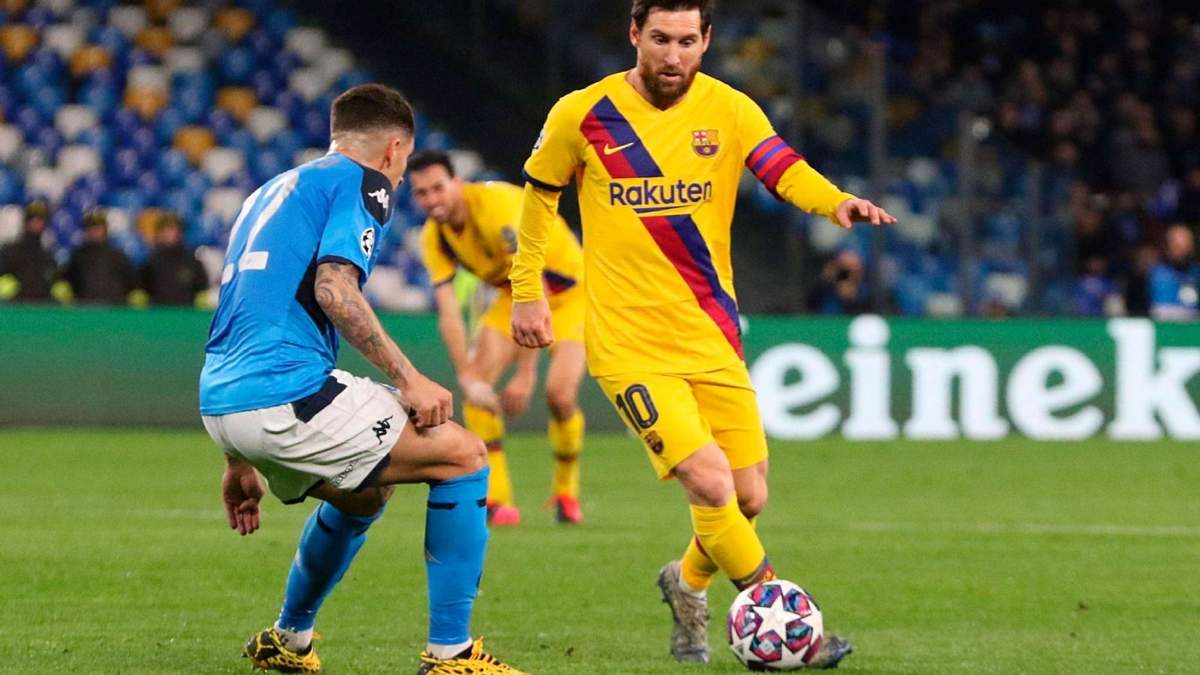 Barcelona vs Napoli. Fuente (Instagram)