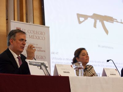 En México se han decomisado 55 mil 996 armas de fuego en los últimos dos años: Ebrard