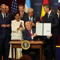 Trump presenta la coalición militar Escudo de las Américas con los líderes latinoamericanos afines
