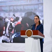 Sheinbaum minimiza protesta: “la gente está feliz con nosotros”