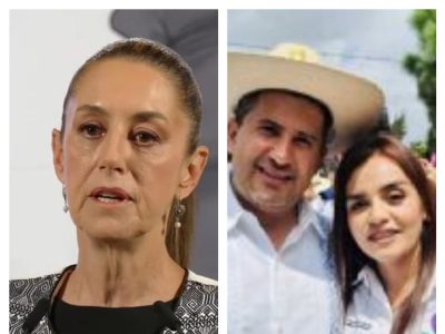 Sheinbaum apoyará a Grecia Quiroz, viuda de Manzo, como alcaldesa de Uruapan