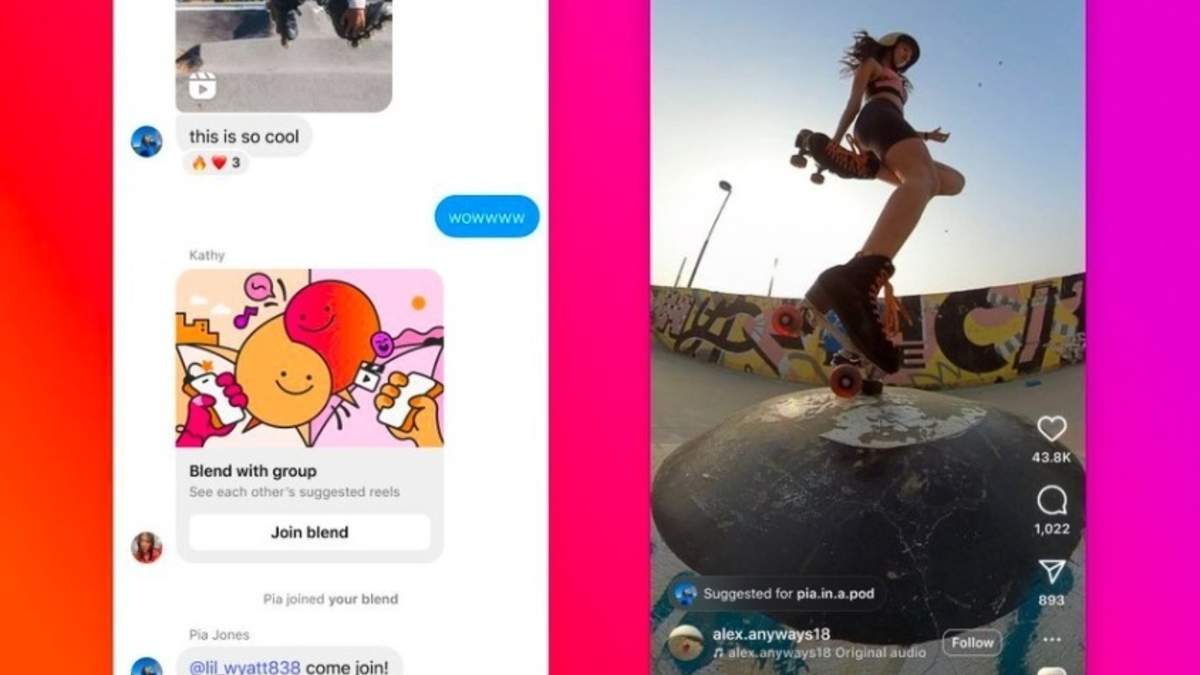 Función Blend en Instagram - META