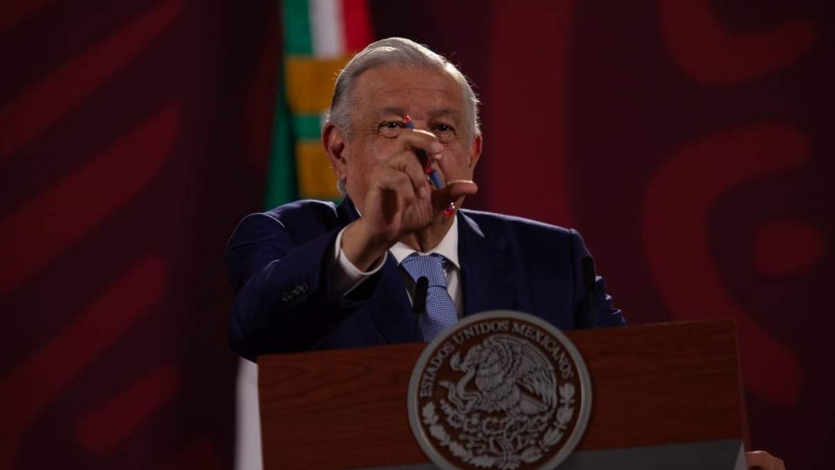 Andrés Manuel López Obrador en la conferencia mañanera