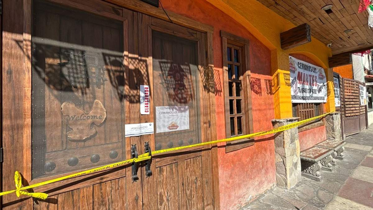 Fachada del negocio de Omar Cisneros Salcedo, Hacienda la Guadalajara, en Ensenada, BC
