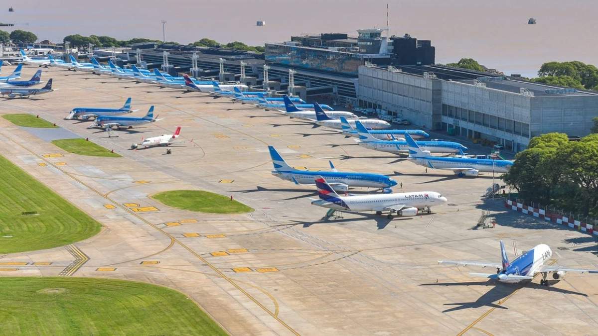 Aeroparque. Fuente: (Twitter)