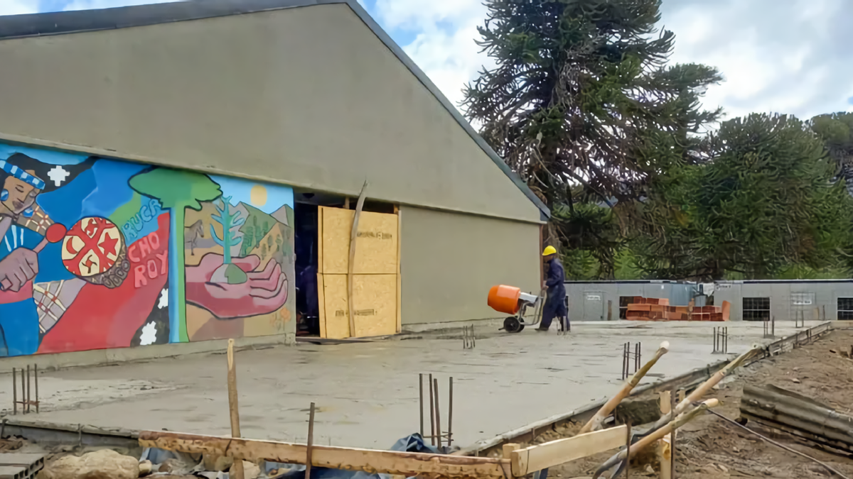 Obras en materia de educación. Fuente: (Twitter)