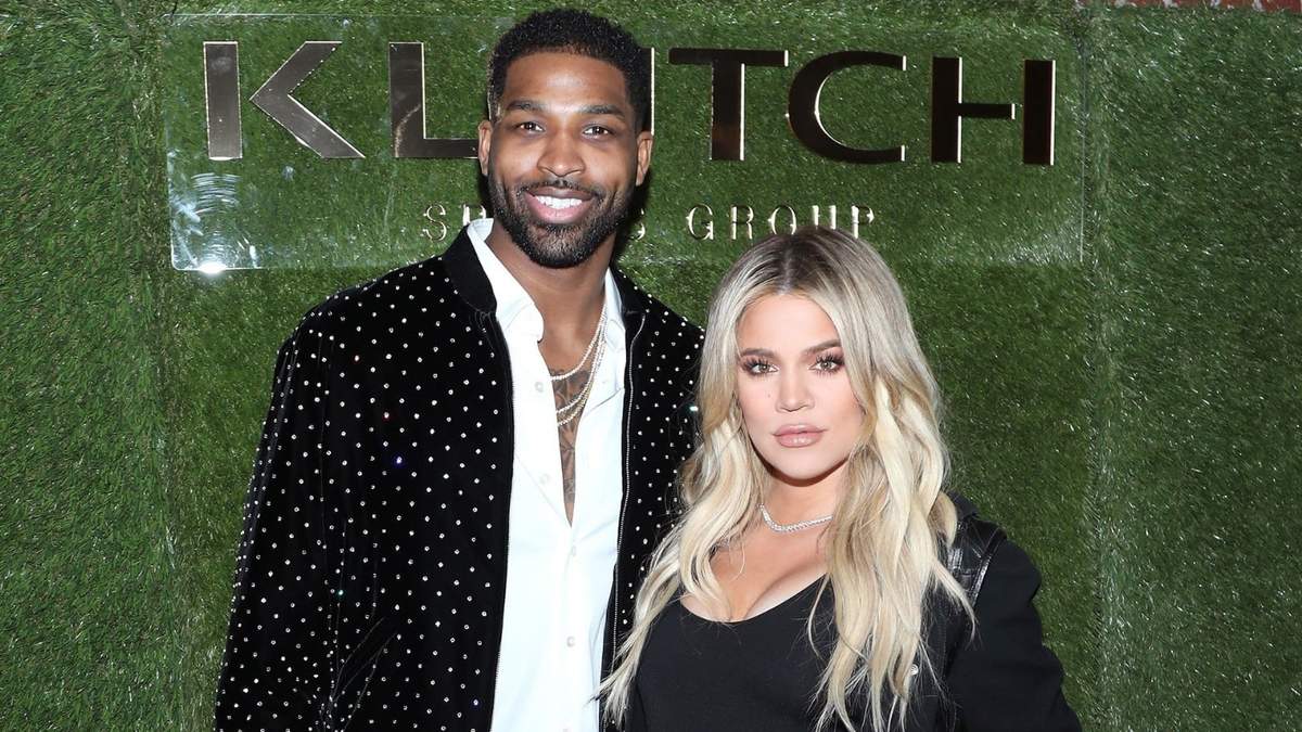 Tristan Thompson y Khloé Kardashian. Fuente: (Twitter).
